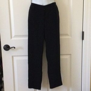 Eileen Fisher Size Small S Black System Pull On Crop Coulottes Gaucho Pants